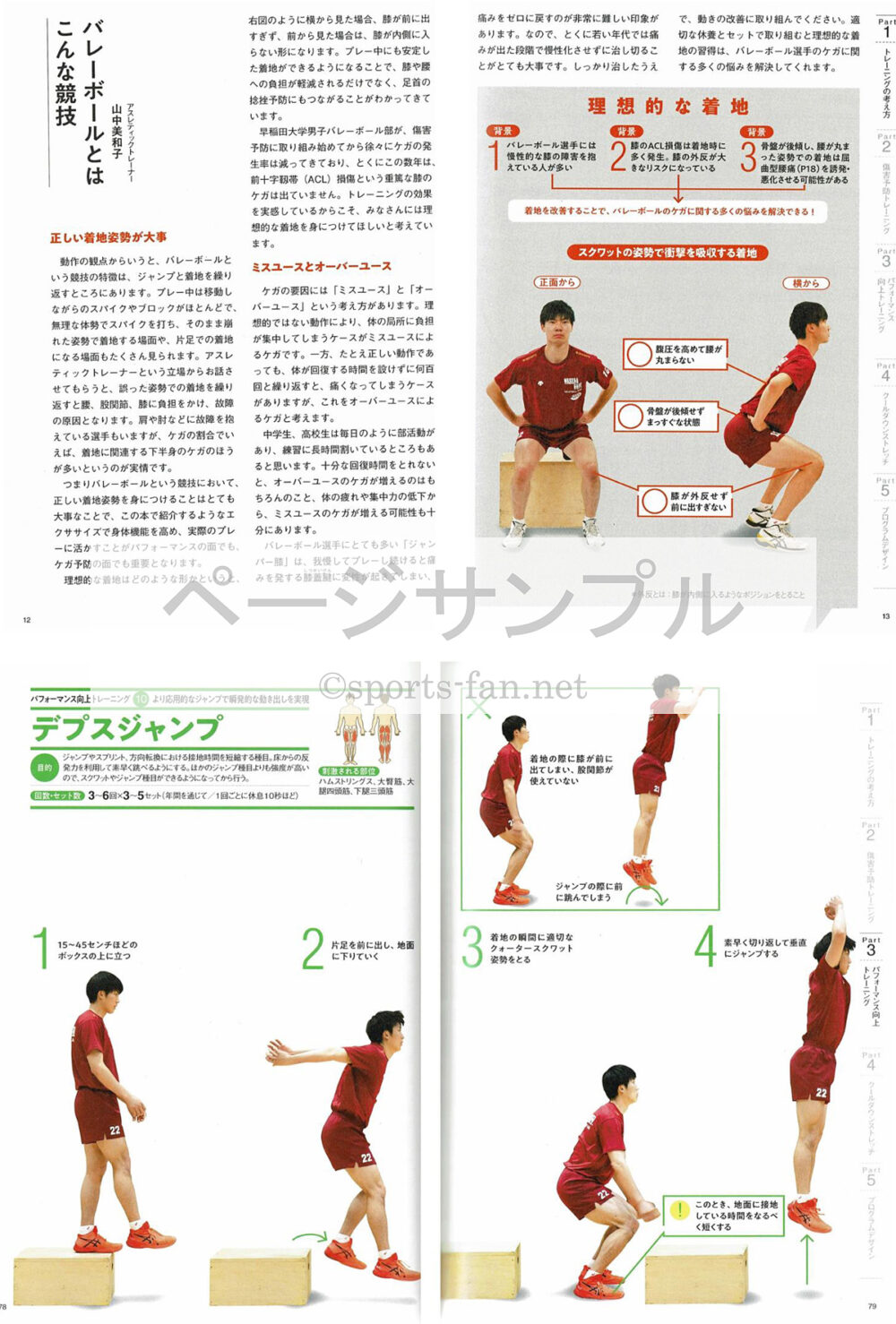 バレーボールのフィジカルトレーニング：早稲田大学バレー部